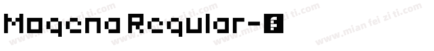 Mogena Regular字体转换